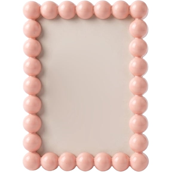 4x6 Inch Green Beaded Border Picture Frame Tabletop Wall Mountable for HomeStyle 1