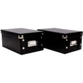 thumbnail image 1 of 4x6 Index Card Box, Black, 2 PK, 1 of 3