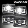thumbnail image 1 of 4x6 LED Headlights for Chevrolet Camaro Iroc-Z Z28 H4651 H4652 H4656 H4666 Rectangular Headlight, 1 of 8