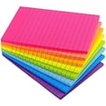 thumbnail image 1 of 4x6 Lined Sticky Notes Bright Ruled Post Stickies Strong Adhesive Memo Pads, 8 PadsPack, 45 SheetsPad (Multicolor-4x6), 111$$Office, 1 of 7