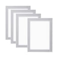 thumbnail image 1 of Uxcell 4 x 6 inh Magnetic Picture Frame, 4 pack A6 Magnetic Frame Magnetic Photo Frames Self-Adhesive  for Refrigerator, Silvery, 1 of 7