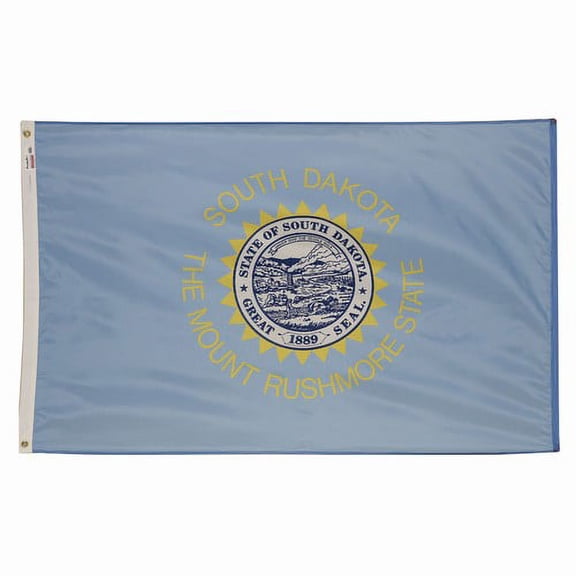 4x6' POLYWAVEZ SOUTH DAKOTA POLY II FLAG CH&G