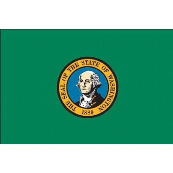 4x6' POLYWAVEZ WASHINGTON POLY II FLAG CH&G