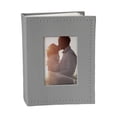 thumbnail image 1 of 4x6 Photo Albums Small Photo Album Premium Leather Cover Vertical Photo Book for Family Wedding Graduation Memories Keepsake, 1 of 3