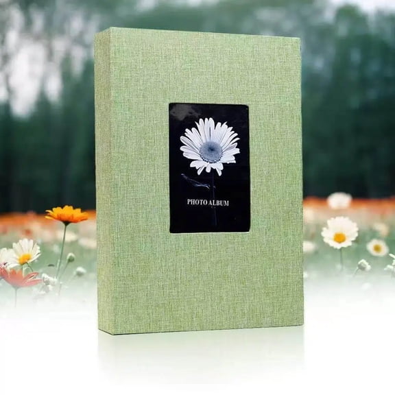 4x6 Picture Album 300 Photos, Black Linen, Acid-Free Pages