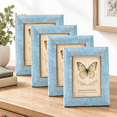 Rustic Pitcher Frame 4x6 Picture Frames Set Of 4 Rustic Retro Photo Frame(blue) - Walmart.com