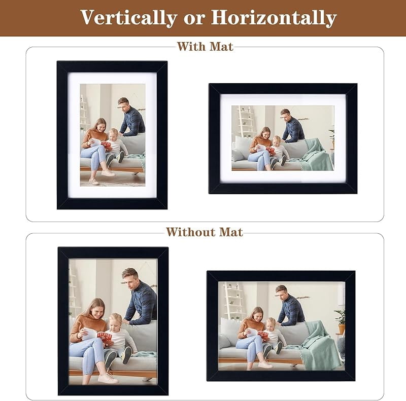 TWING 4x6 Picture Frame – Pink, Fits 3.5x5 With Mat Or 4x6 Without Mat, Tabletop Display - View #5