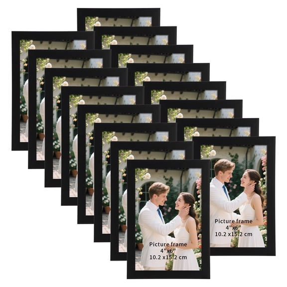 4x6 Picture Frames for Home Decor, Wall Hanging and Tabletop Display (16 pack)