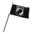 thumbnail image 1 of POW MIA POWMIA Prisoner of War 4"x6" Flag Desk Table Stick (sewn edges), 1 of 1