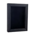 thumbnail image 1 of 4x6 Shadow Box Frame Barnwood Black Wood | With a 1" Usable Display Depth | Includes a Black Real, 1 of 5