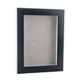 thumbnail image 1 of 4x6 Shadow Box Frame Charcoal Gray Wood | With a 3/4" Usable Display Depth | Includes a Light Grey, 1 of 6