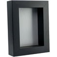 thumbnail image 1 of 4x6 Shadow Box Frame In Black With A 1 3/4" Usable Depth Includes Silver Acid-Free Backing, UV, 1 of 6