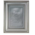 thumbnail image 1 of 4x6 Silver Plated Metal Picture Frame - Brushed Silver Inner Panel, 1 of 1