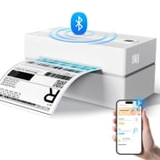 Label Printer, 4x6 Thermal Bluetooth Shipping Label Maker for Packages, Compatible with Windows iOS Android, Wireless Sticker Printing for Business and Home