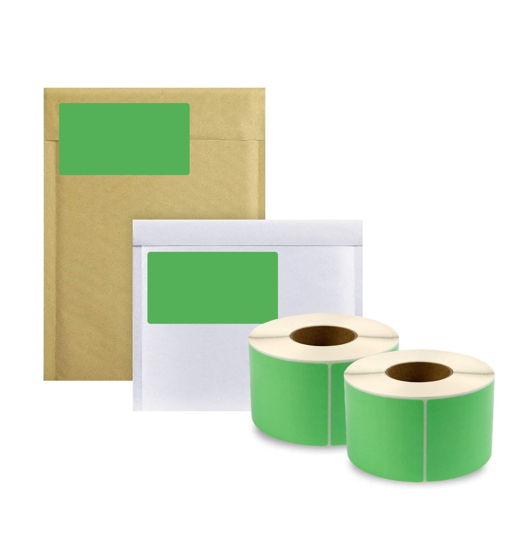 4x6 Thermal Labels - 4000 Fluorescent Green Shipping Labels ...