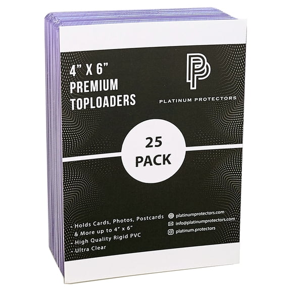 4x6 Toploaders for Photos Postcards Premium Plastic Hard Rigid Holders Sleeves