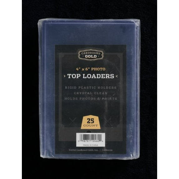4x6 Trading Card Top Loaders Photo Protector Holders - 50ct