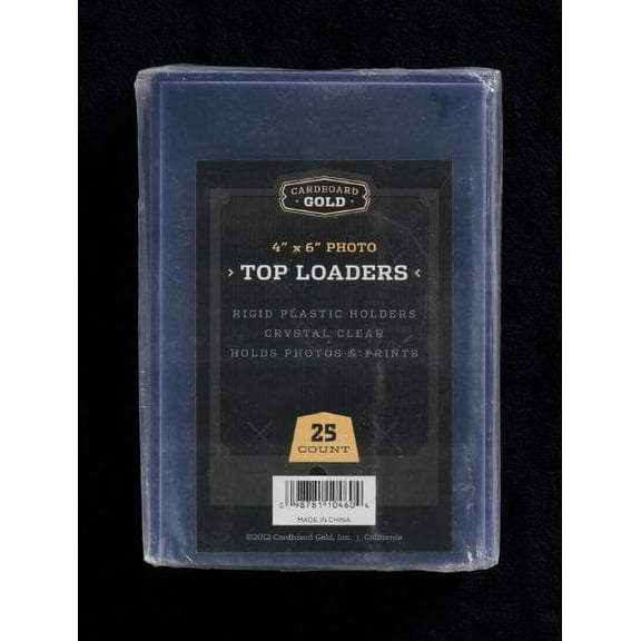 4x6 Trading Card Top Loaders Photo Protector Holders - 50ct