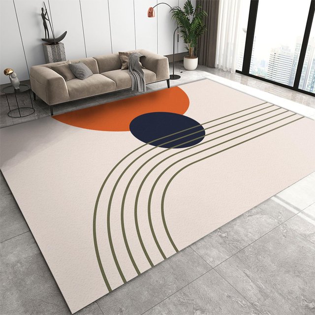 4x6ft Area Rug, Modern Geometry Multicolor Pattern Rugs For Bedroom