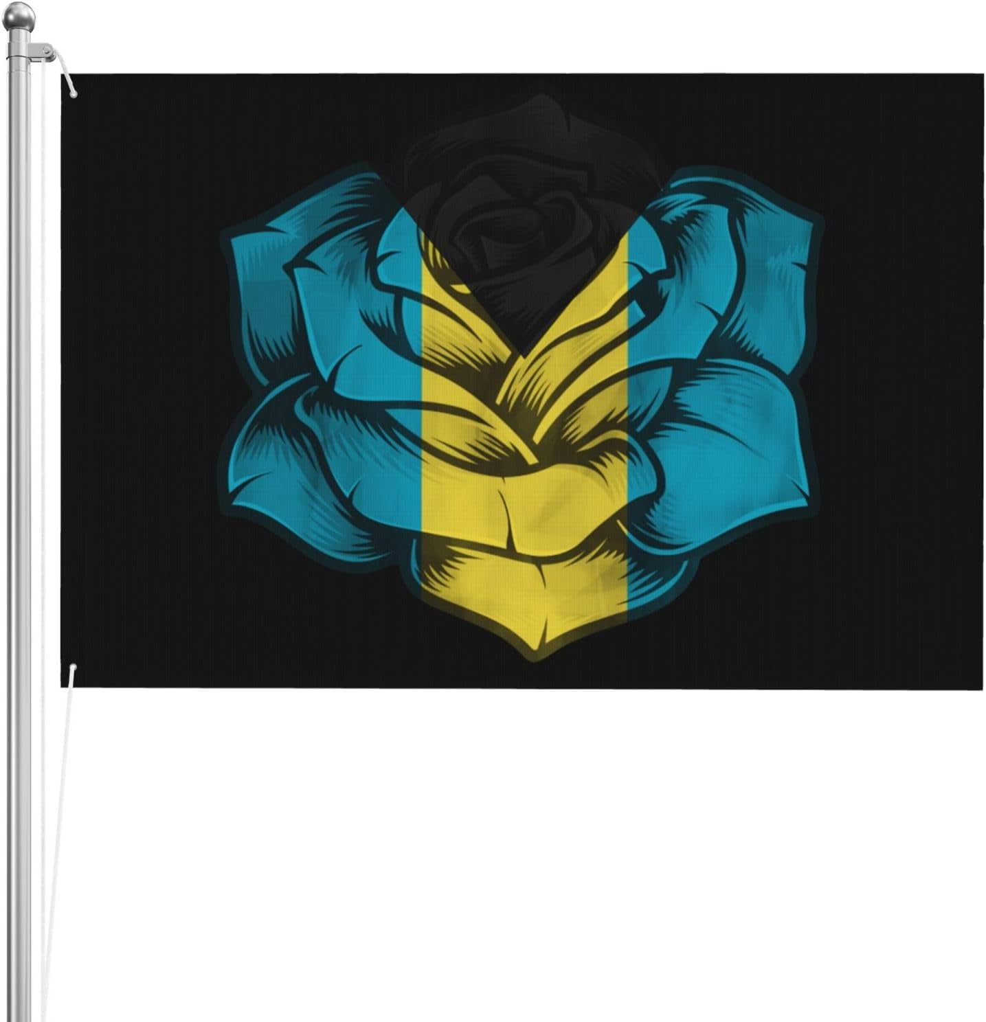 4x6ft Flags Bahamas Flag DoubleSided Flag Banner Vivid Color And Fade