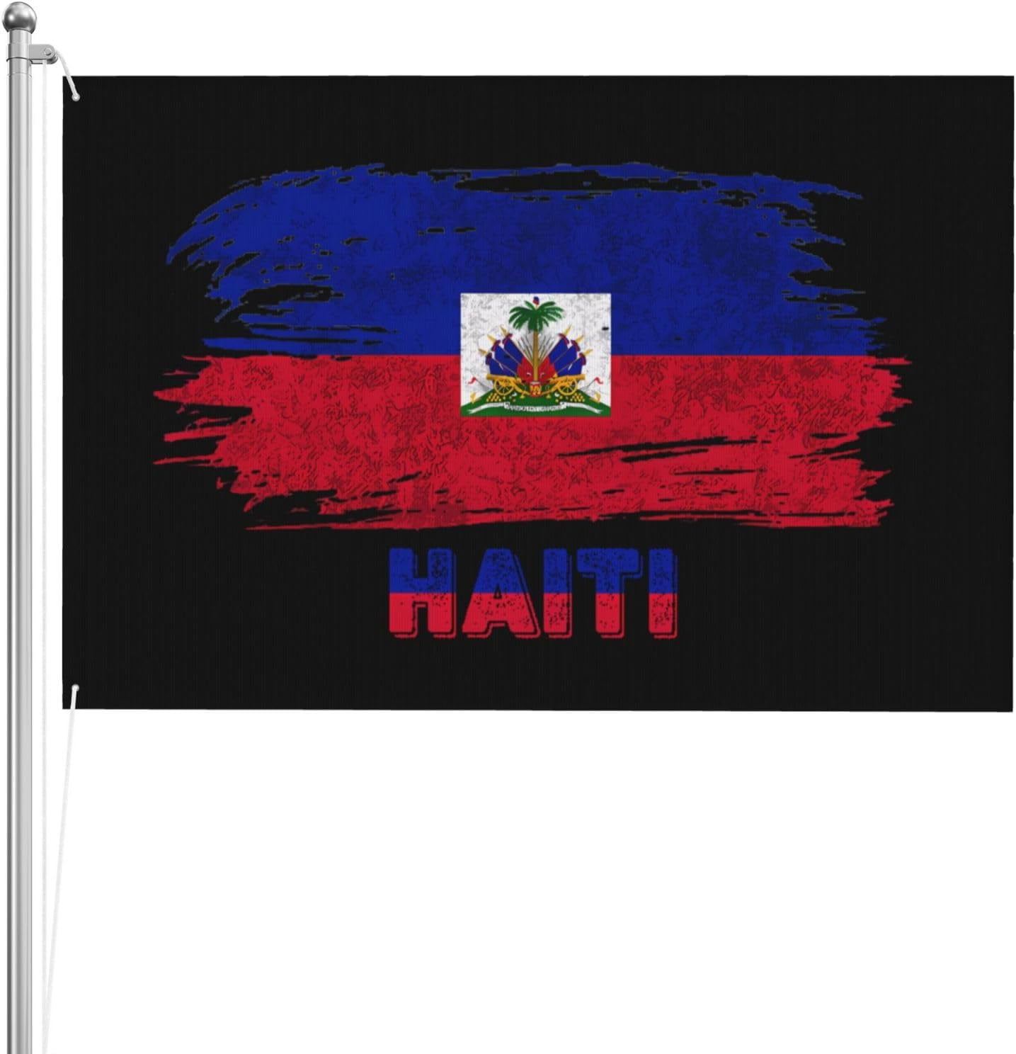 4x6ft Flags Haiti Flag DoubleSided Flag Banner Vivid Color And Fade