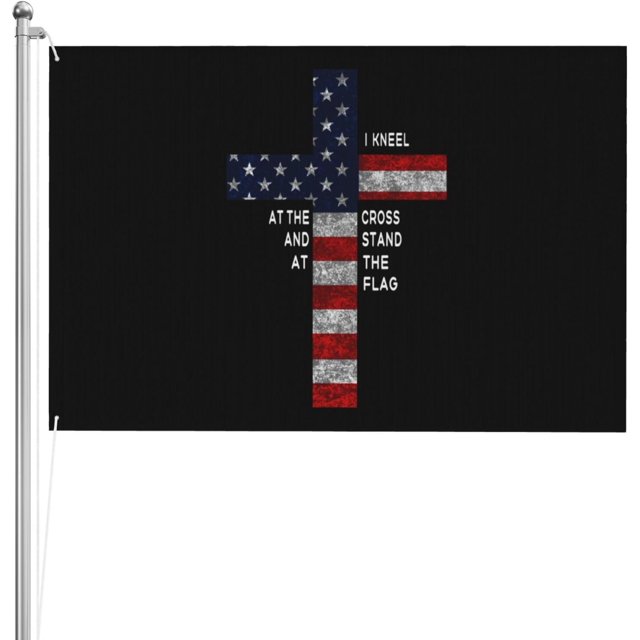 4x6ft Flags I Love Jesus DoubleSided Flag Banner Vivid Color And Fade