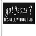 4x6ft Flags Jesus Cross Lion DoubleSided Flag Banner Vivid Color And
