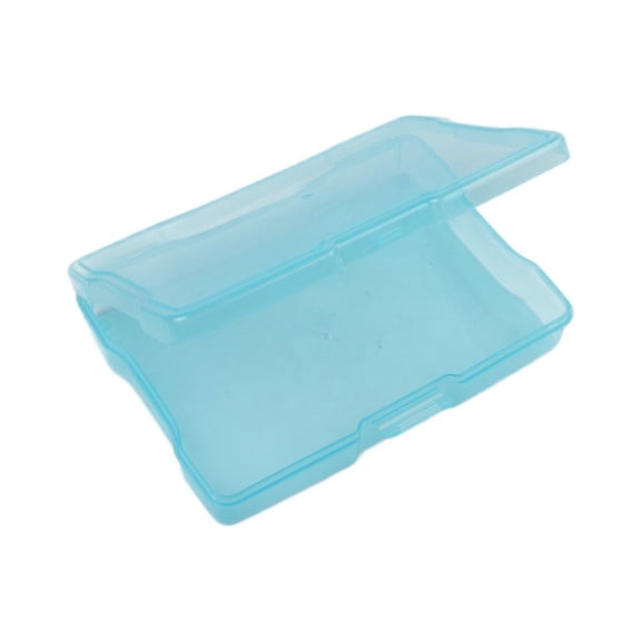 4x6inch Blue Photo Storage Boxjewelry Box Postcard Storage Box Portable Picture Organizers & Photo Storage Containers Transparent