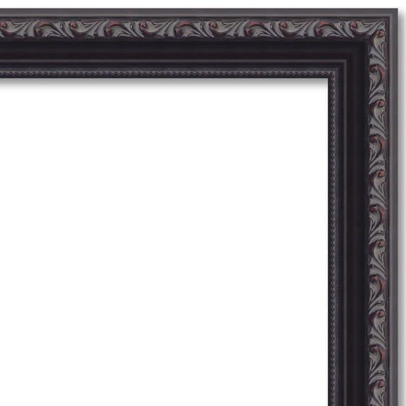 4x7 Antique Red Picture Frame - UV Acrylic, Foam Board Backing, Hanging Hardware