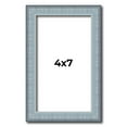 thumbnail image 1 of 4x7 Frame Blue Scuffed Farm Board Solid Wood Picture Frame Width 0.75 Inches | Interior Depth 0.5, 1 of 8