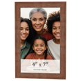 thumbnail image 1 of 4x7 Frame Brown Farmhouse Solid Wood Picture Frame Width 1.5 Inches | Interior Frame Depth 0.5, 1 of 8