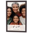 thumbnail image 1 of 4x7 In Rustic Brown Real Wood Picture Frame Width 0.75 inches | Interior Frame Depth 0.5 inches |, 1 of 8