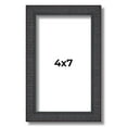 thumbnail image 1 of 4x7 In Rustic Brown Real Wood Picture Frame Width 0.75 inches | Interior Frame Depth 0.5 inches |, 1 of 8
