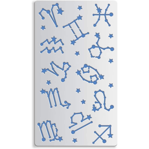 4x7 Inch Stars Constellation Metal Stencils