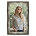 thumbnail image 1 of 4x8 Classic Modern Silver Picture Frame - UV Acrylic, Foam Board Backing, Hanging Hardware, 1 of 8
