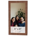 thumbnail image 1 of 4x8 Frame Brown Farmhouse Solid Wood Picture Frame Width 1.5 Inches | Interior Frame Depth 0.5, 1 of 8