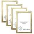 thumbnail image 1 of 4x8 Gold Picture Frame for Puzzles Posters Photos or Artwork, Set of 4, 1 of 4
