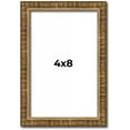 thumbnail image 1 of 4x8 IN Frame Gold Kingsley Distressed Solid Wood Picture Frame Width 0.75 Inches | Interior Frame, 1 of 8