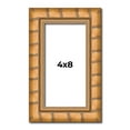 thumbnail image 1 of 4x8 In Frame Gold Real Wood Picture Frame Width 1.5 inches | Interior Frame Depth 0.5 inches |, 1 of 8