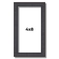 thumbnail image 1 of 4x8 In Rustic Brown Real Wood Picture Frame Width 0.75 inches | Interior Frame Depth 0.5 inches |, 1 of 8