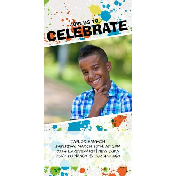 4x8 Stationery Card Set of 20 Sq Trim - Same Day