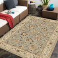 thumbnail image 1 of 4x8ft Area Rug Washable Rug Vintage Rug Traditional Thin Rug Accent Rug Indoor Distressed Non Slip Carpet Print Mat Bedroom Living Room Bathroom, 1 of 7