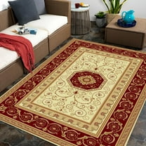 4x8ft Modern Abstract Area Rug For Bedroom Non Slip Living Room Mat, Machine Washable Carpet For Office Front Door Entrance Way Kitchen Playroom