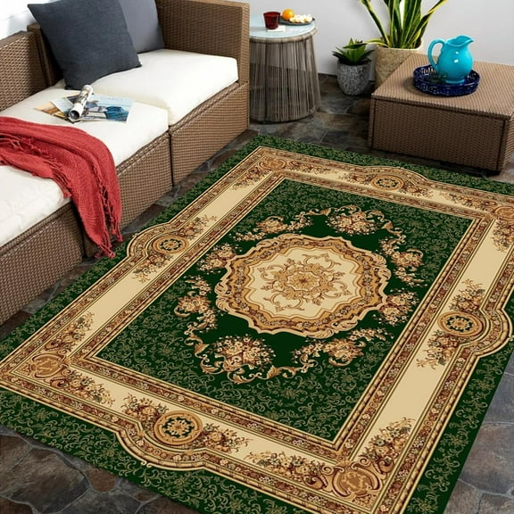 4x8ft Modern Rug, Outdoor Patio Rug For Living Room Rug Washable Rugs For Bedroom Farmhouse Rug, Non Slip Floor Carpet For Office Backyard