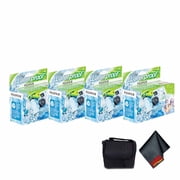 4xFUJIFILM QuickSnap 800 Waterproof 35mm Disposable Camera 27 Exposures,Bundle