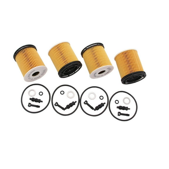 4xOil Filter Pack w/Seals Fits 26350-2M000 for Kia Rio 1.6L Engine 2019-2020