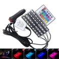 thumbnail image 1 of 4xRGB LED Car Interior Accessories Floor Decorative Atmosphere Strip Lamp Lights, 1 of 14