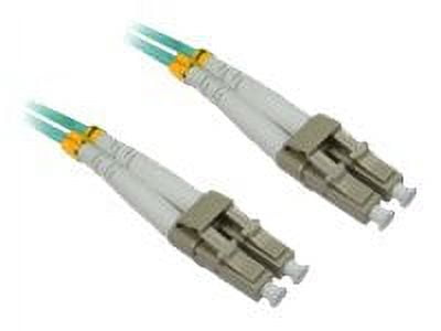 4XEM - Network cable - LC multi-mode (M) to LC multi-mode (M) - 10 m - 10 m - fiber optic - 50 / 125 micron - aqua blue