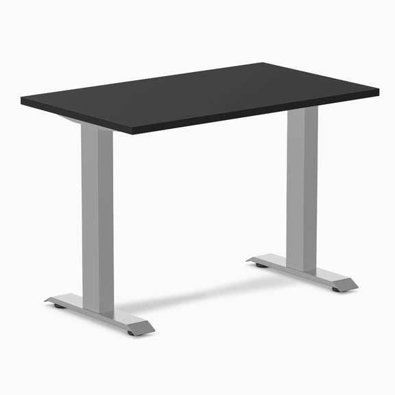 Desky Zero Mini Office Desk - Black / 40" X 24" / Gray