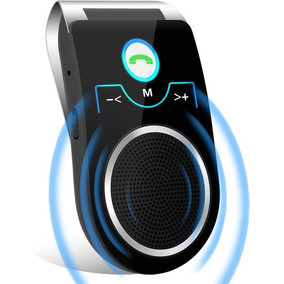 5.0 Speaker, in Speakerphone, Receiver for Cell Phone Support Voice Assistant, Built in Microphone& Speaker for Handsfree Calls, GPS, Music